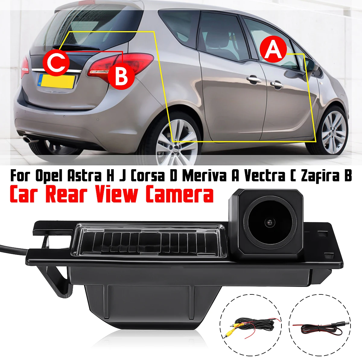 HD 1280*720 автомобильная парковочная камера заднего вида для Opel Astra H J Corsa D Meriva A Vectra C Zafira B Fiat Grande Insignia