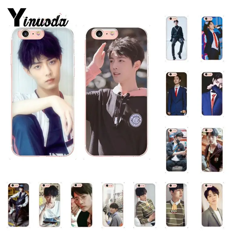 

Yinuoda The Untamed Handsome Xiaozhan Transparent Phone Case for iPhone 6S 6plus 7 7plus 8 8Plus X Xs MAX 5 5S XR Fundas Capa