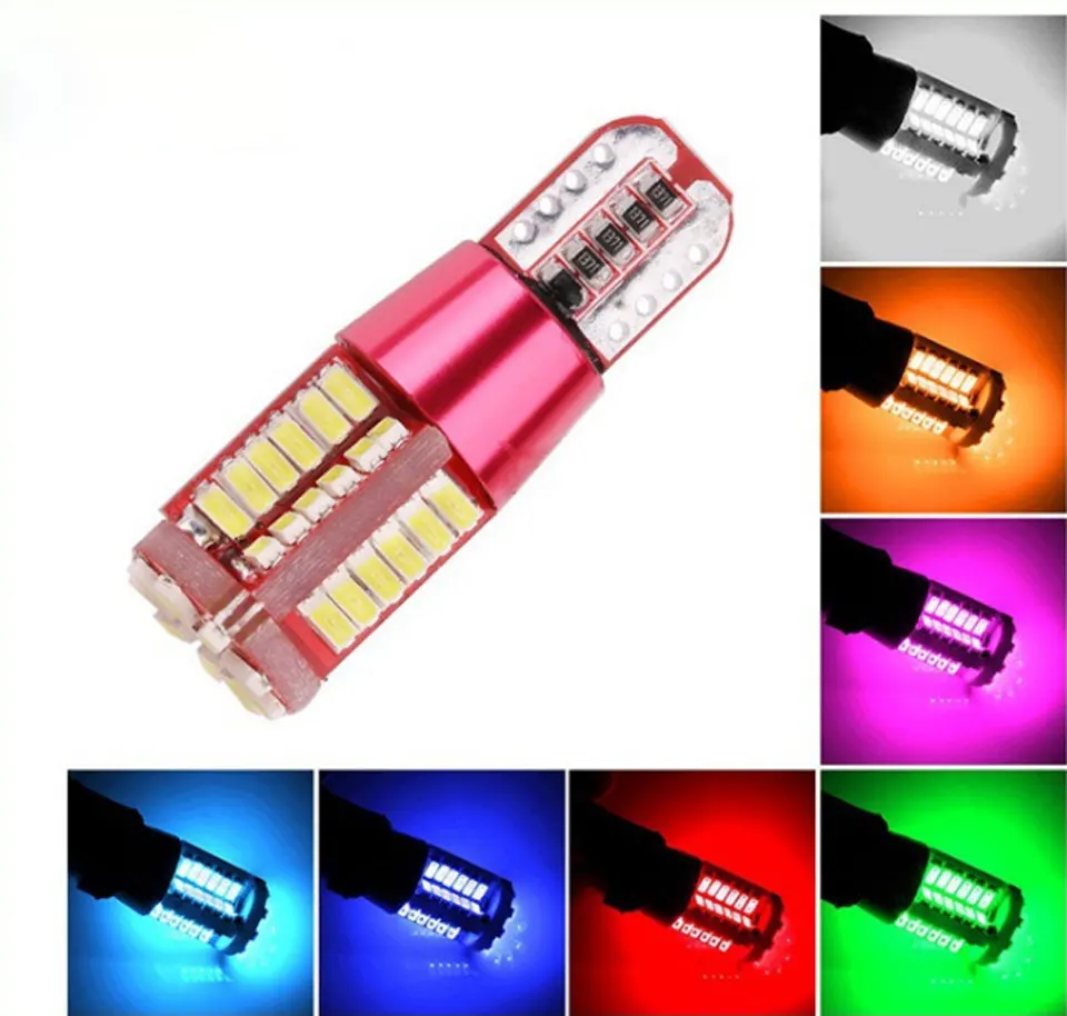 T10 светодиодный 168 192 2825 W5W супер яркий 3014 57SMD CANBUS без ошибок автомобиля двери