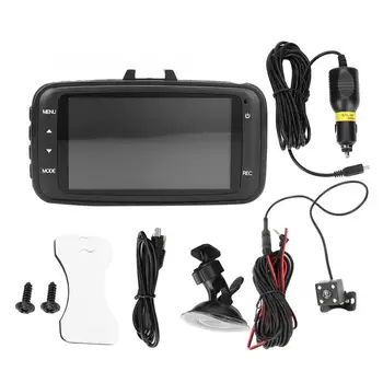 

car dash camera 2.7 Inch 1080P HD Screen Wifi Dual Lens Camera G-Sensor Parking Monitor Car Video Recorder car accessories