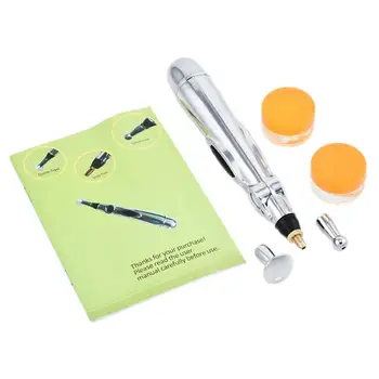 

1 pc Acupuncture Electric Massage Pen Laser Therapy New Stimulator Massage Pen Relief Pain Tools without Battery