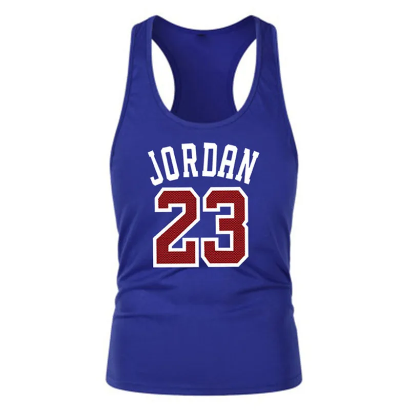 Хит продаж летняя брендовая одежда Jordan 23 Мужской жилет из хлопка с принтом