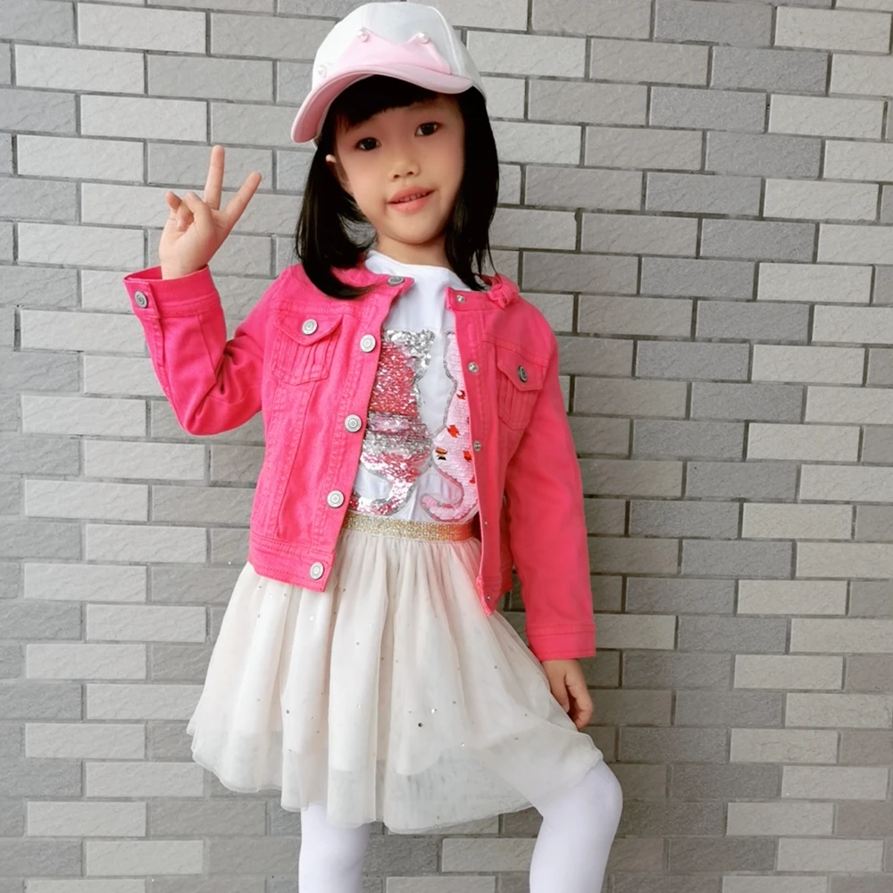 Macy's Denim Jacket Girls Black Jackets Get 40-60% Off On Black - Main Image