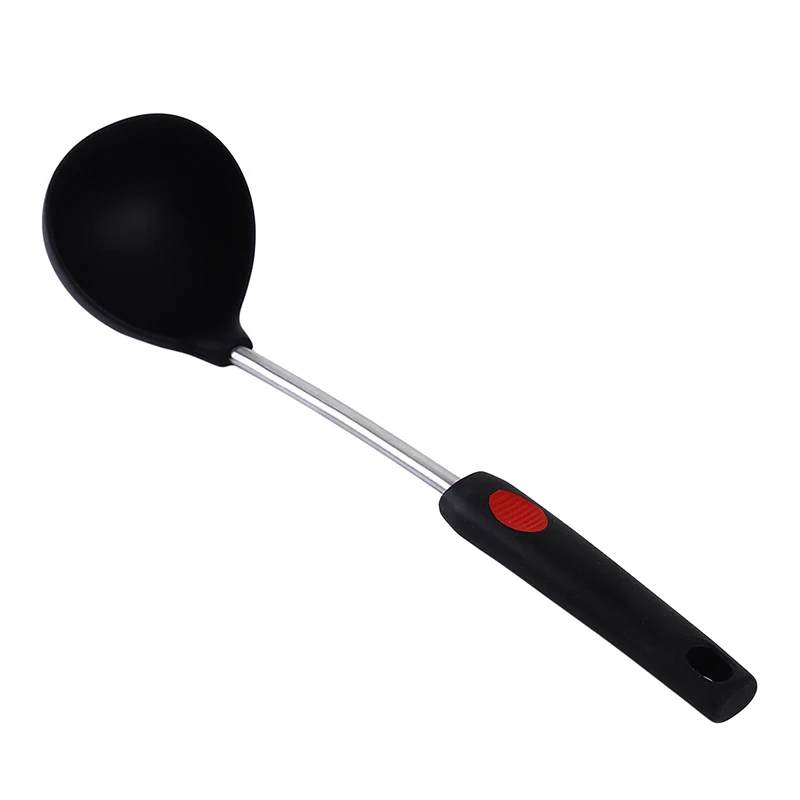 1pc kitchen spoon shovel eggbeater tableware kitchen accessories best selling kitchen stainless steel+ silicone non-stick