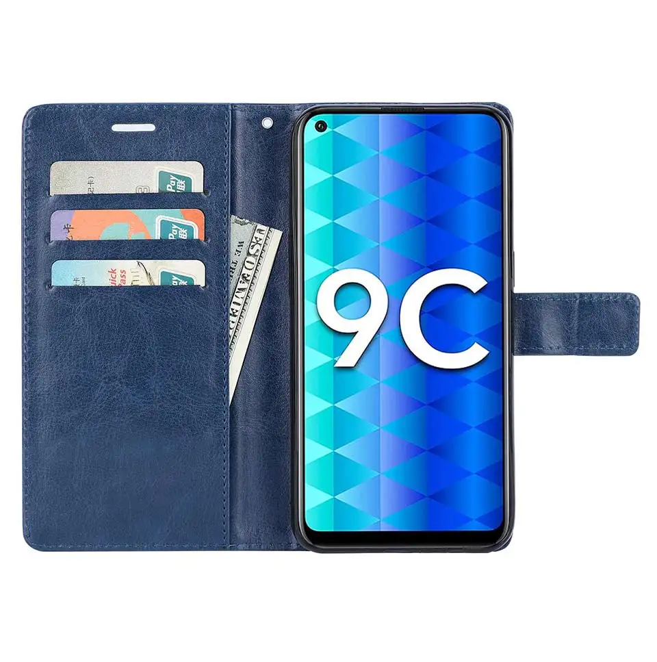 Flip Leather Case For on Huawei Honor 9C cover Case For Huawei Honor9C 9 C 6.39'' Case AKA-L29 Huawei dustproof case