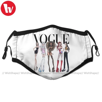 

Spice Girls Mouth Face Mask VOGUE SPICE GIRLS Facial Mask Fashion Cool with 2 Filters for Adult