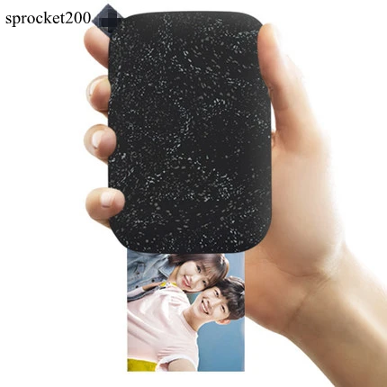 black sprocket200 Sprocket100 Sprocket200 фотопринтер мобильный телефон bluetooth портативный мини Звездочка для hp ZINK печать фотобумаги без чернил - Цвет: black sprocket200