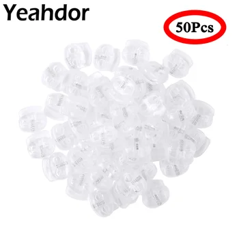 

50Pcs Plastic Cord Lock End Toggle Double Hole Spring Stopper Sliding Fastener Buttons for Drawstrings Bags Shoelaces Clothing