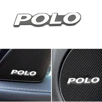 

3D Car Styling Sticker Aluminum Emblem interior Speaker audio Badge for Volkswagen VW Polo Scirocco CC GOLF 7 Golf 6 MK6 Tiguan