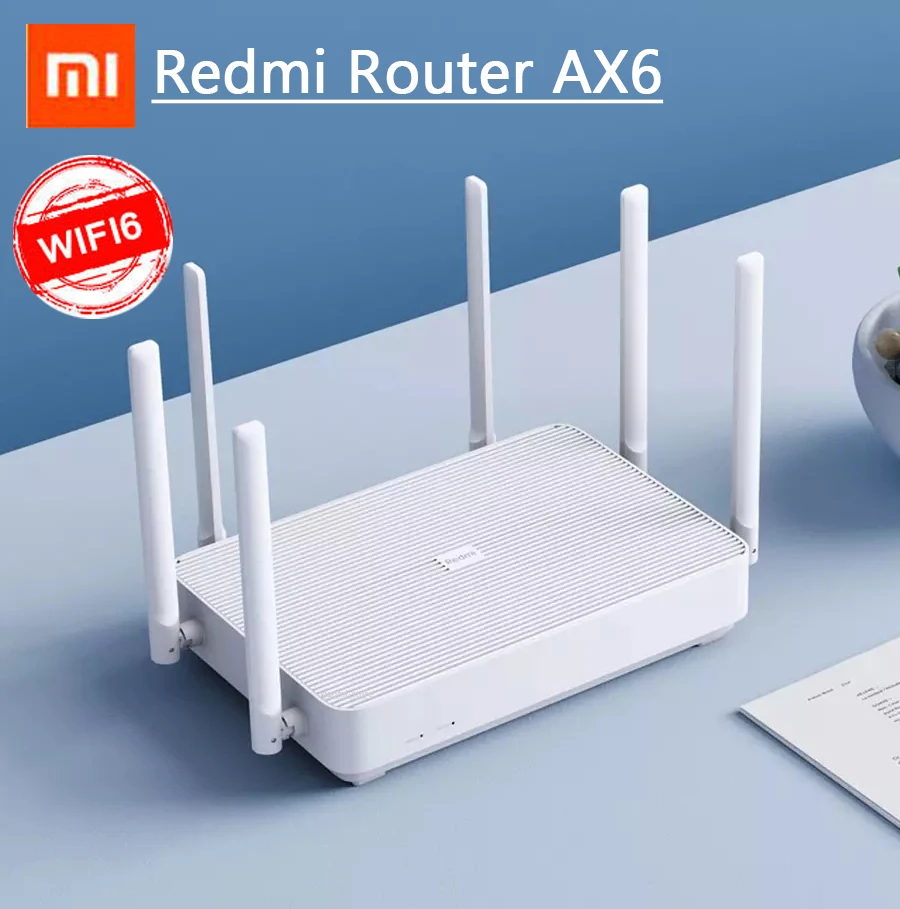 Новый маршрутизатор Xiaomi Redmi AX6 WiFi 6 1800 5 ядерный 2976 Мбит/с сетчатая память домашний