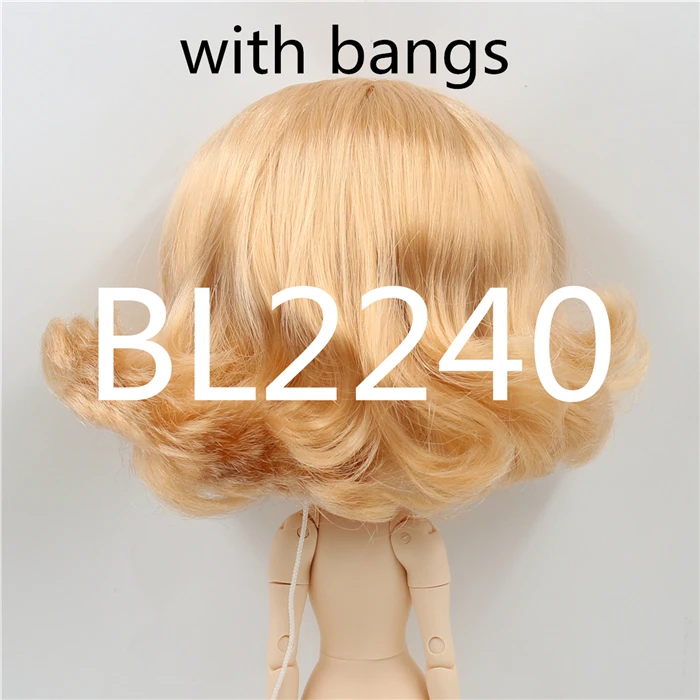 ICY blyth doll wig only rbl scalp and dome short hair for custom doll 14