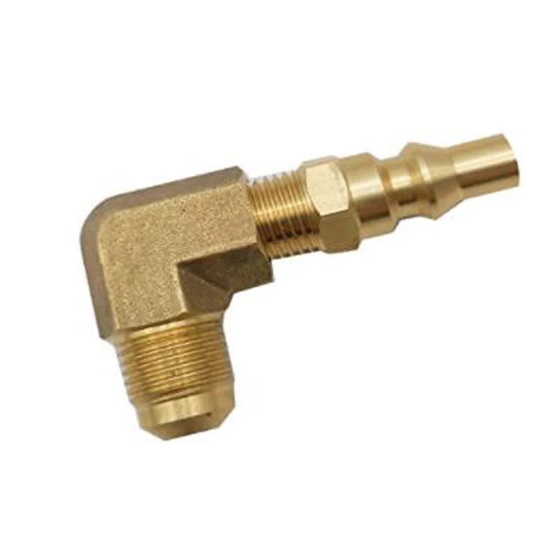 Propane BBQ Grill Replacement Parts 3/8" Male Flare Elbow Connect RV 1/4 Inch Quick Connect Plug