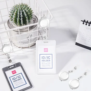 

3PCS ID Badge Reel Clip Plastic Badge Tag Clip for Nurse Women