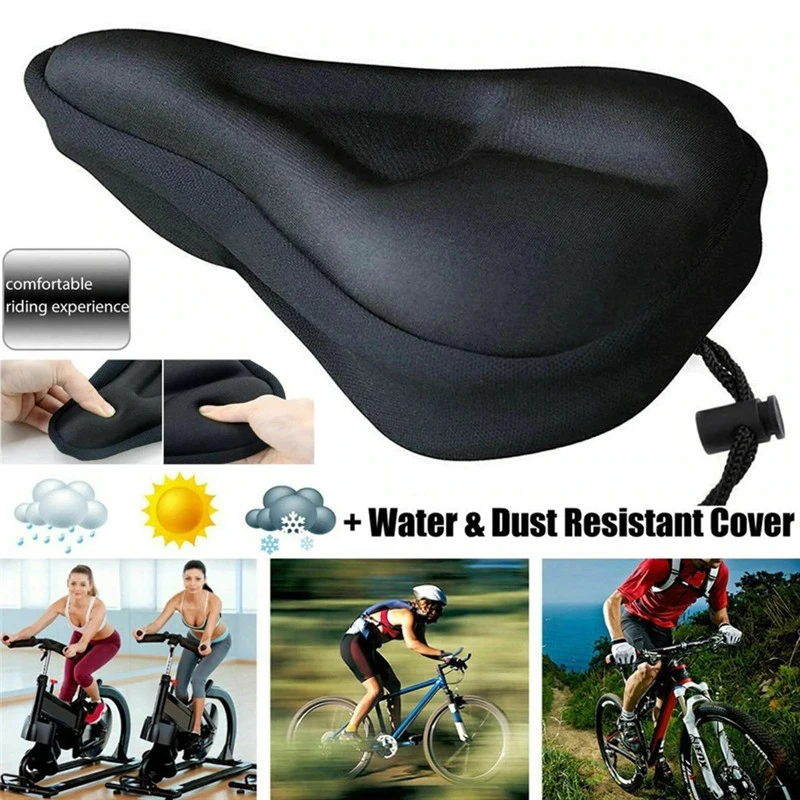 Bicycle Saddle Cycling Big Bum Wide Saddle Seat Road MTB Moutain 