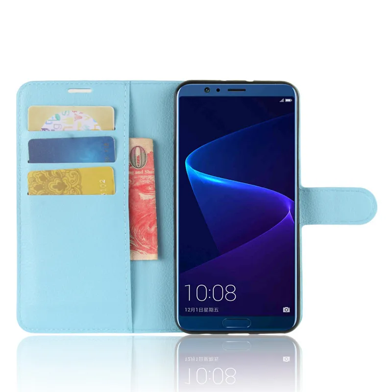 Чехол-Кошелек для huawei honor V10 VIEW 10, мягкий ТПУ задний Чехол для телефона s для huawei honor 10, чехол Etui, защитный кожаный флип-чехол