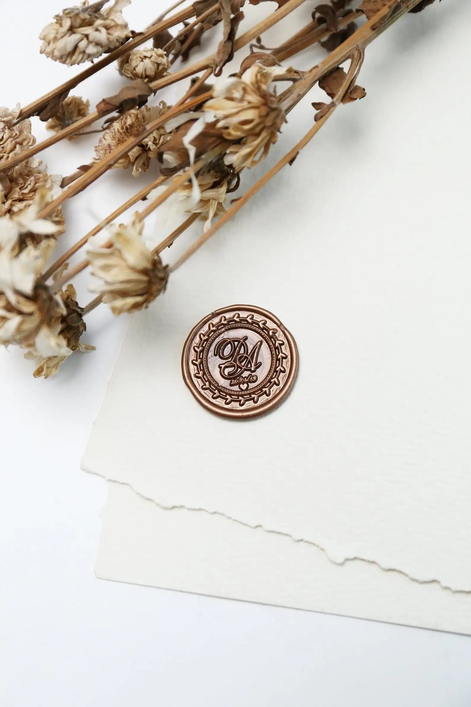 Индивидуальные инициалы печать воска/пользовательские свадебные печати/свадебные приглашения печать/на заказ Свадебная печать