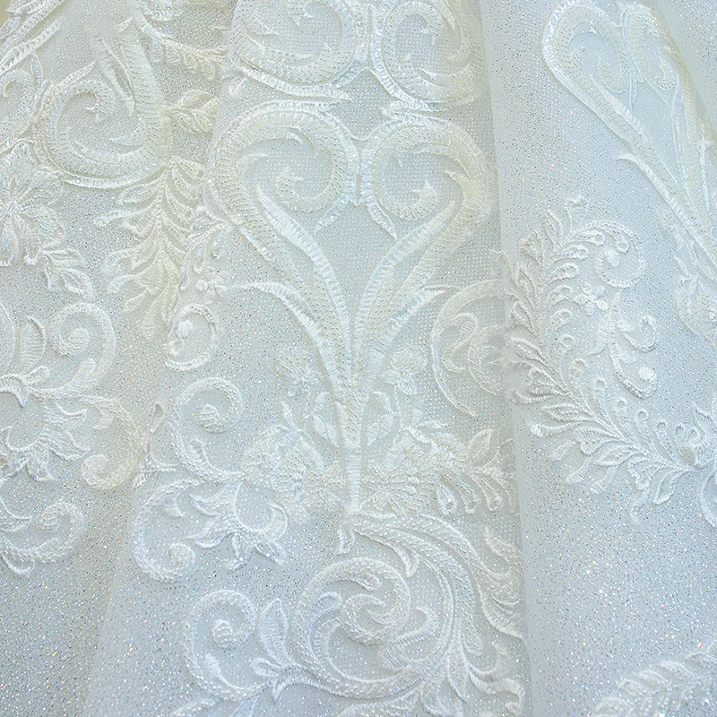 J67162 JANCEMBER White Elegant Wedding Dresses 2021 Sweetheart Off The Shoulder Ruffle Applique Ball Gowns 6