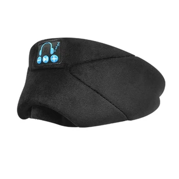 

5.0 Bluetooth Washable Handsfree Music Sleeping Headset Eyes Cover Shades With Mic Wireless Headphone GY294