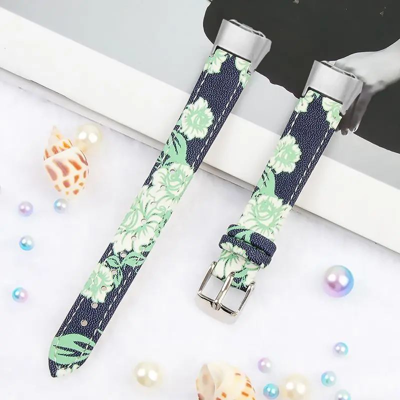 OULUCCI leather watch band for Samsung galaxy SM R370 watch band Metal Bracelet strap for samsung galaxy watch strap - Цвет: style B