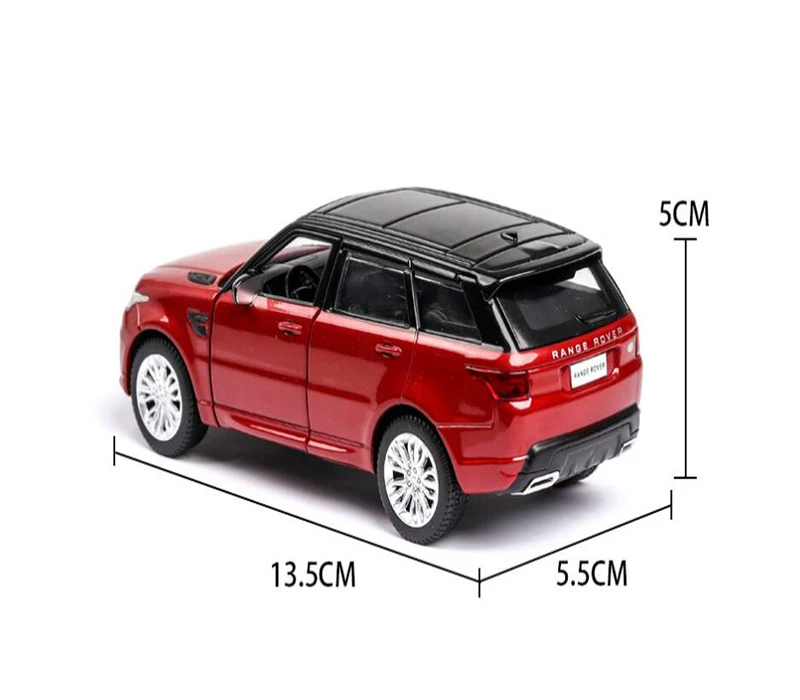 Модель Land Rover Range Sport 1/36 масштаб внедорожник литье под давлением модель детские
