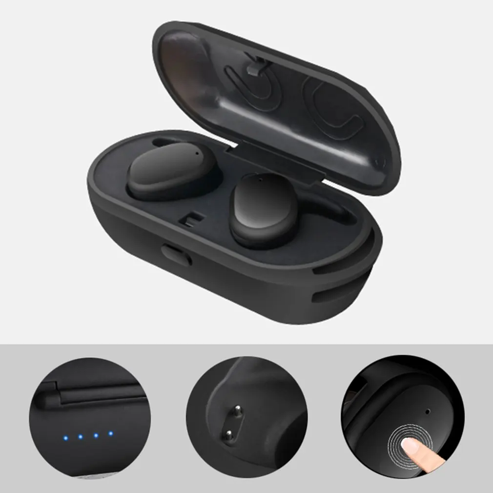 JH-S9100 TWS IPX5 водонепроницаемые беспроводные наушники мини наушники Спортивная гарнитура истинный бас стерео наушники-вкладыши