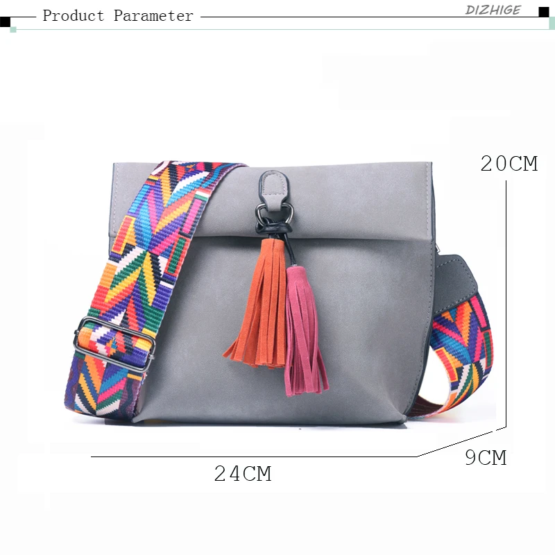 Сумка-кошелек Marca Mujeres Bolsa de Mensajero Bolsos через плечо De las mujeres Bolsos con correa colorida de Hombro Mujer