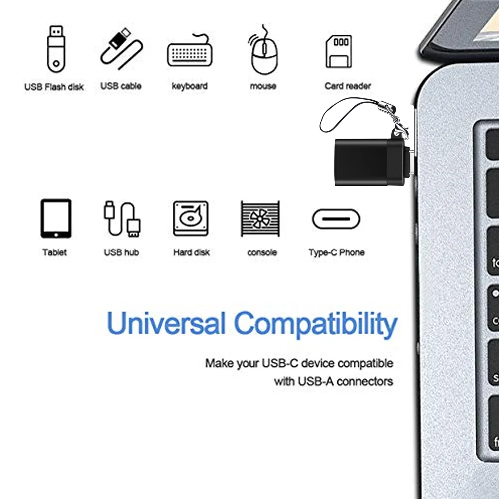 USB Type C OTG адаптер для Xiaomi Mi Note 10 9 8 Redmi Huawei P30 Pro Samsung S10 S9 S8 Oneplus 7 One Plus 7T USBC Tyepc