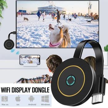 

G10 WiFi Display Dongle for TV HDMI DDR1Gbit AM8272X Miracast Any Cast DLAN for Android iOS Iphone Home Movie Accessory