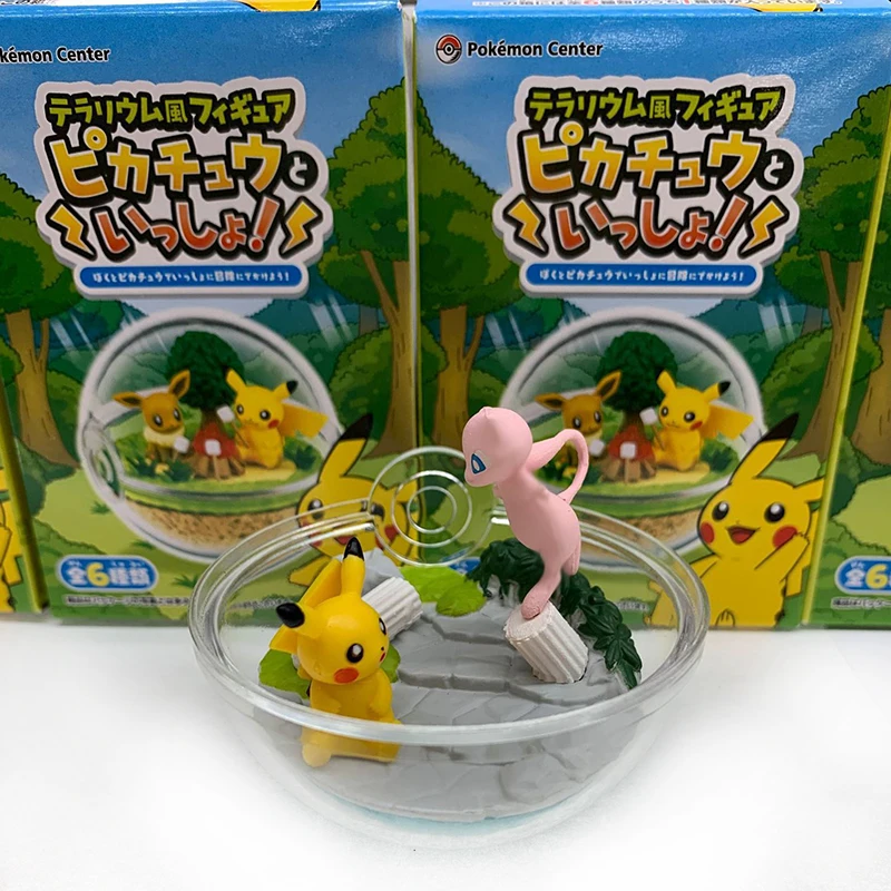Такара TOMY Покемон карманные монстры Пикачу фигурка кукла-эльф сцены игрушки Фигурки детей Подарки