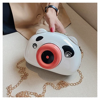 

Cute designer crossbody bag for women 2020 mini plastic chain bags Bubble Machine shape zipper girl traval bag white