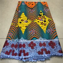 Новая Венди гипюровая кружевная ткань с вышивкой высокого качества восковая кружевная ткань со шнуром африканская восковая кружевная ткань для платья WD112617