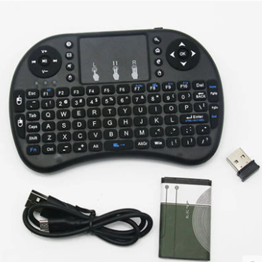 Беспроводная мини-клавиатура Raspberry Pi 2,4 ГГц для Raspberry Pi 3B/4B/zero W Min Raspberry Keyboard