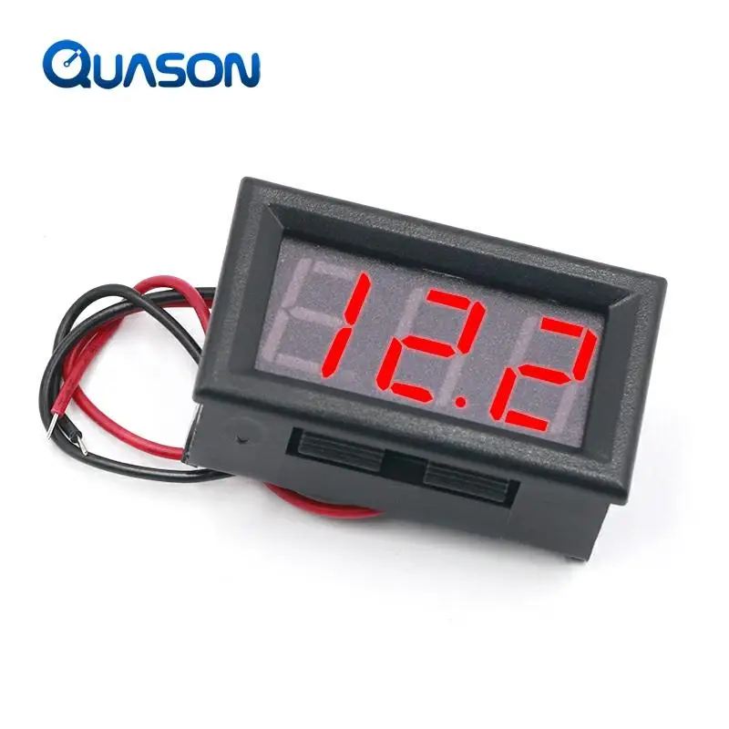 0.56 Inch Mini Red Green Blue LED Display Panel Voltage Meter Voltmeter Home Use Voltage 3 Three Digital DC 4.5V 30V 2 / 3 Wires ► Photo 3/6