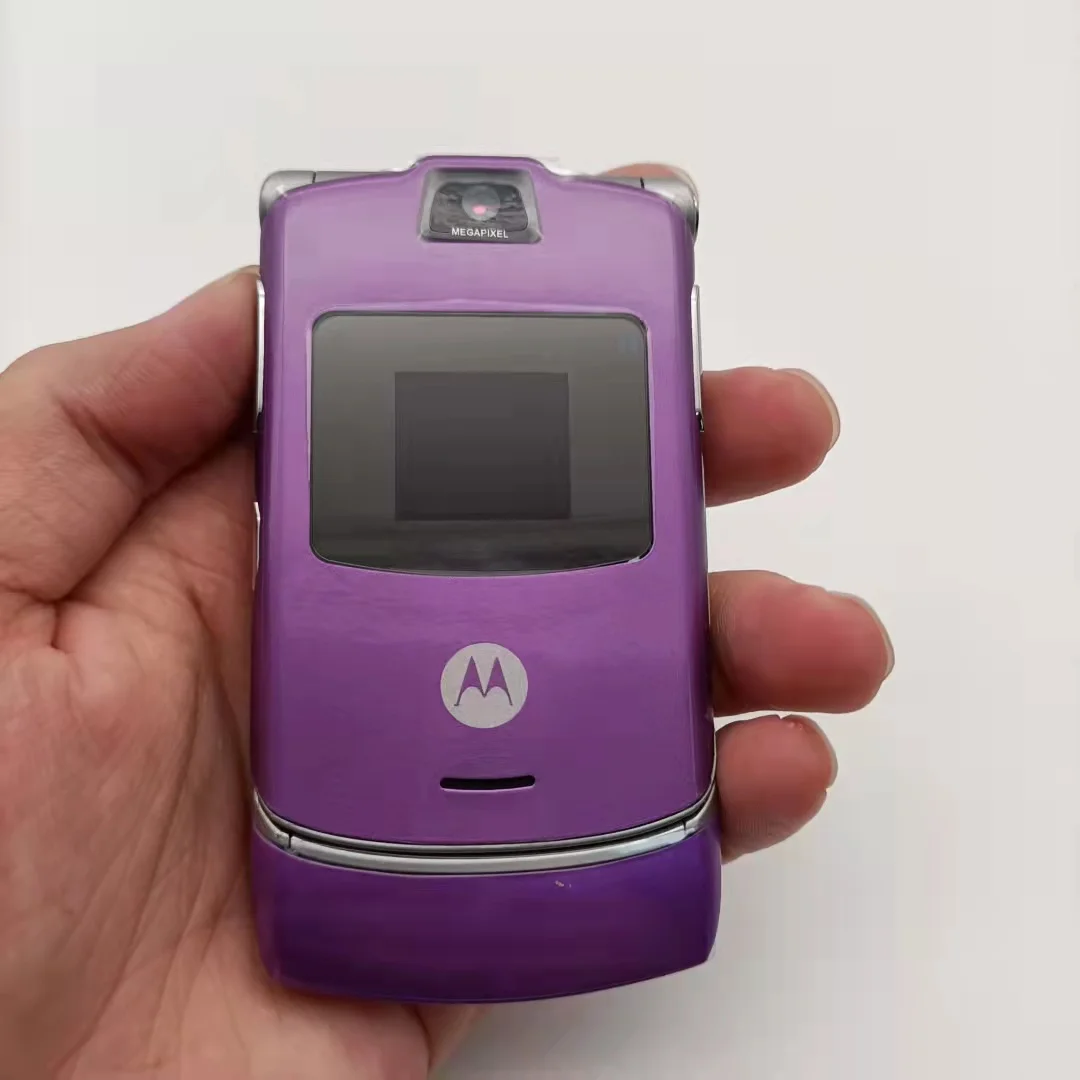 backmarket phones Motorola Razr V3 Refurbished-Original 2.2 inches 680 mAh Unlocked Old Used Cheap Cell Phone With Free Shipping backmarket phones Refurbished Phones