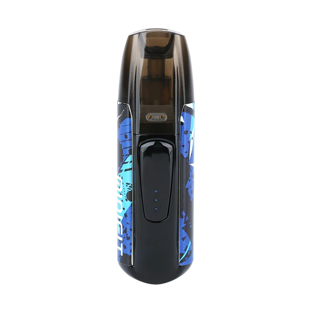 Набор цветов JUSTFOG MINIFIT Pod Vape Kit с аккумулятором 370 мАч и картриджем 1,5 мл pod system pod vape Kit vs Drag Nano/Kubi - Цвет: Blue Pattern