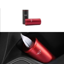 KJAUTOMAX для Mini Cooper F55 F56 F60 R53 R55 R56 R60 R61 салфетка для полотенец Красный Черный Мини логотип алюминиевый сплав