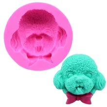 Щенок Лук силиконовая форма для украшения тортов мастикой ароматерапия гипсовая форма DIY Инструменты для выпечки