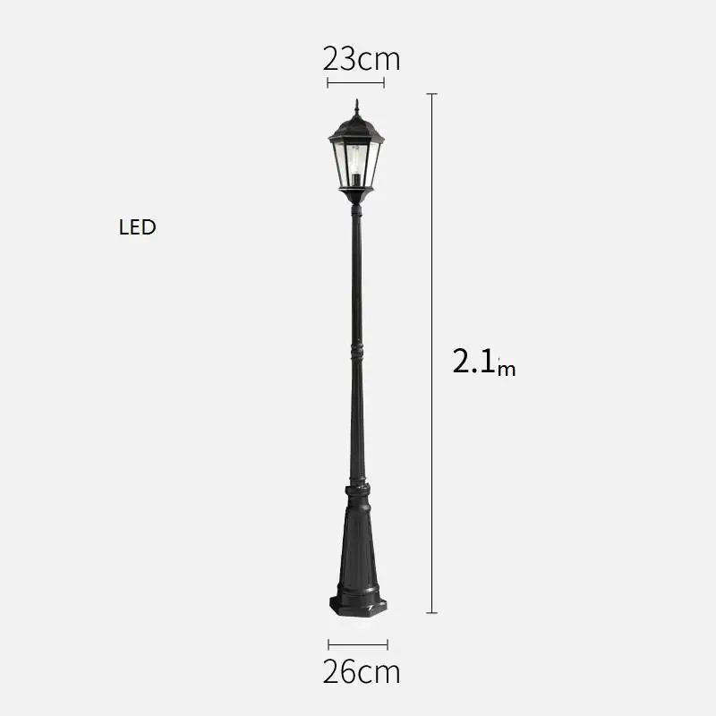 Lampione Giardino Lampioni Da наружный освещение Jardin Exterieur Plaza Lamp Uliczna Led Off Street Road