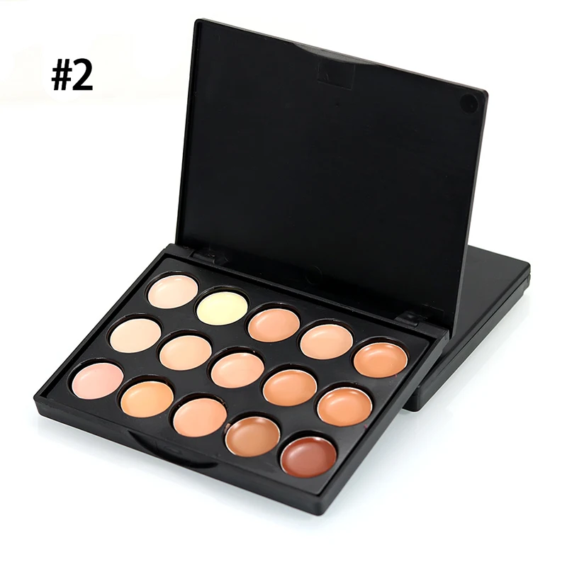 15 Colors Matte Concealer Palette Bronzer Highlighter Concealer Cream Face Corrector Waterproof Shadow Make Up Pallete TSLM2