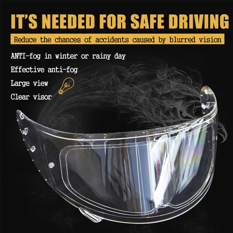 AEP Universal Anti fog Rainproof Patch Lens Clear Visor Sticker Helmet