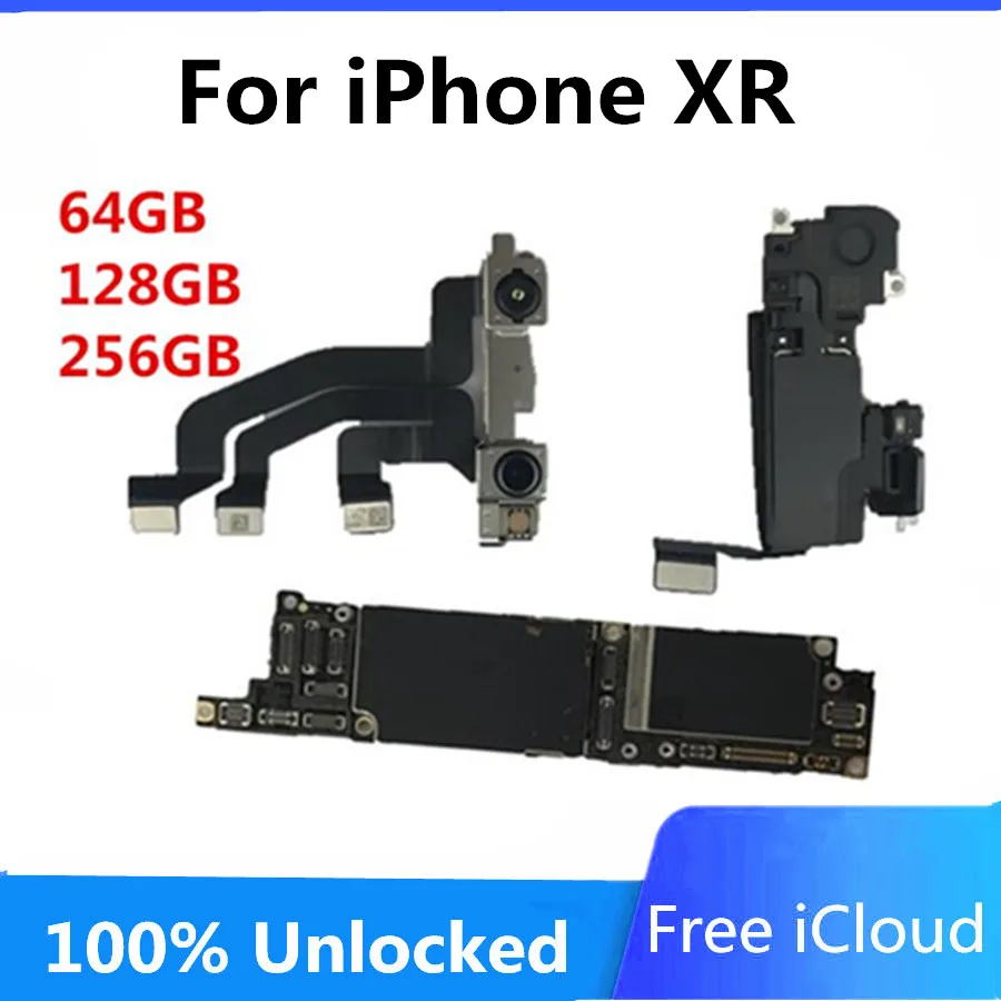 Оригинальная материнская плата для iPhone XR с/без лица id Разблокировка логика