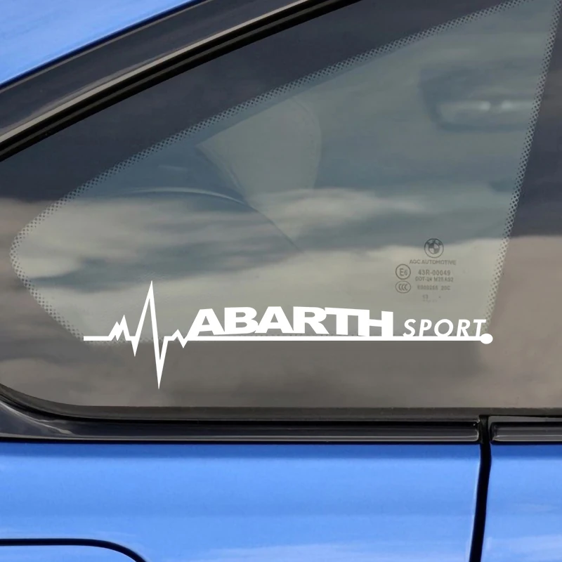 Автомобильный Стайлинг 2 шт. Abarth эмблемы автомобиля Windows Body боковые Спортивная Наклейка для fiat 500 grande punto Bravo Doblo "Панда"