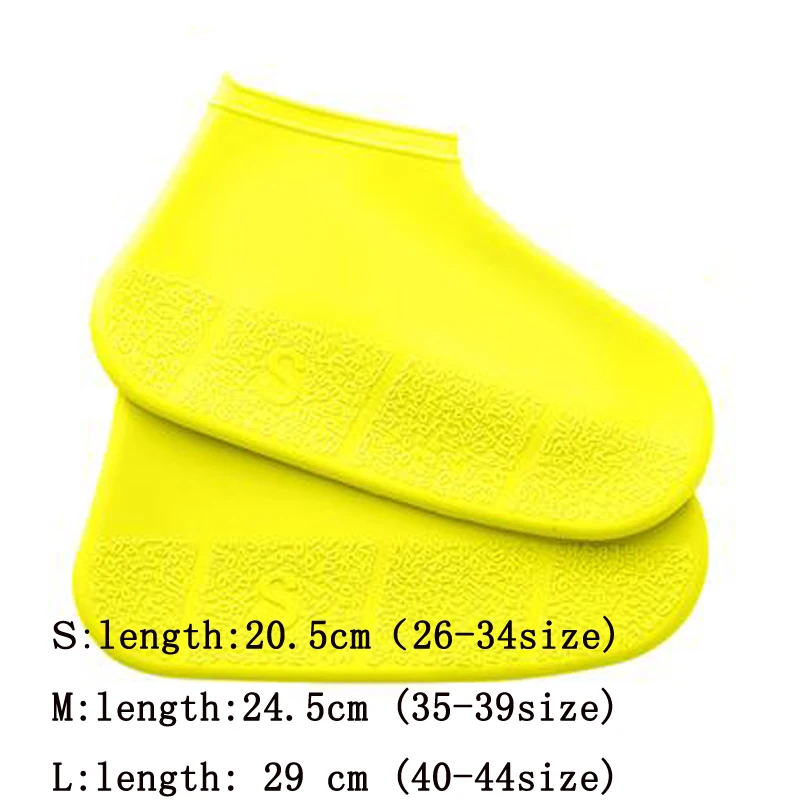 Практичное Силиконовое водонепроницаемое покрытие для обуви, прочные непромокаемые походные Нескользящие бахилы, аксессуары для дома - Цвет: b1
