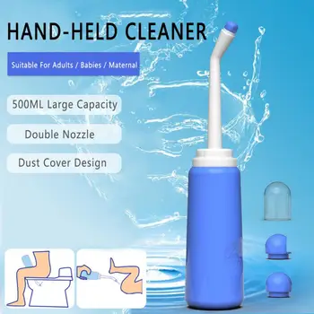 

Travel Personal Cleaner Sprayer Seat Bidet Toilet Hand Held Tackle Portable Washing Machine Bottle EVA 500ml Hygiene Wash