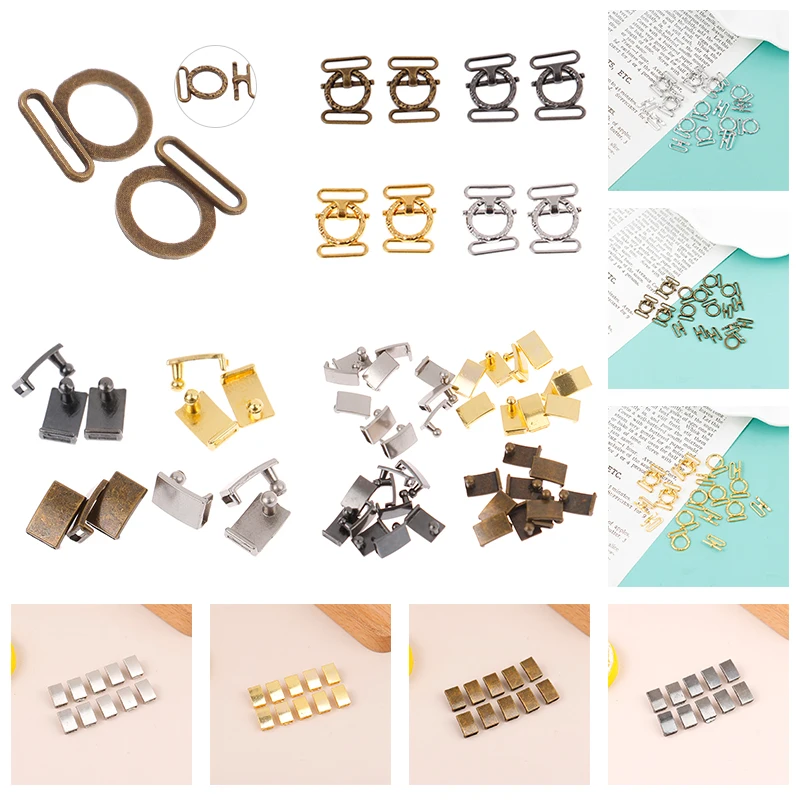 Tri-glide Buckle Belt Sewing Buttons Diy Dolls Buckles Doll Bags Accessories