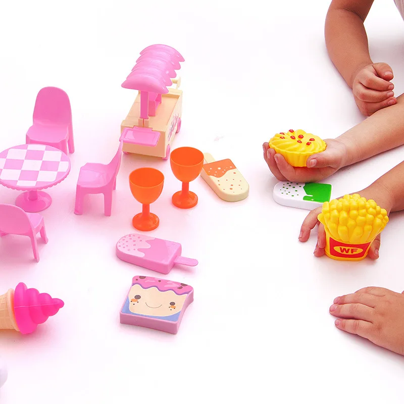 Ролевые игры Детская кухня игрушка Моделирование конфеты десерт дом Моделирование мороженое эскимо подарок на день рождения