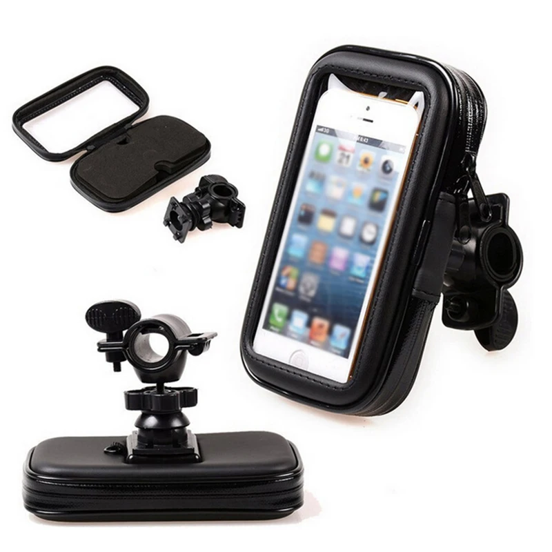 

Cycling Bicycle Bike Head Tube Handlebar Cell Mobile Phone Bag Case Holder Screen Phone Mount Bags Case Easy Installation