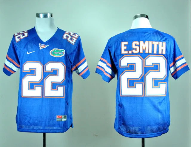Высокое качество#6 Jeff Driskel#15 Tim Tebow#22 E. Smith для мужчин- Новейший Высококачественный Трикотаж - Цвет: Бежевый