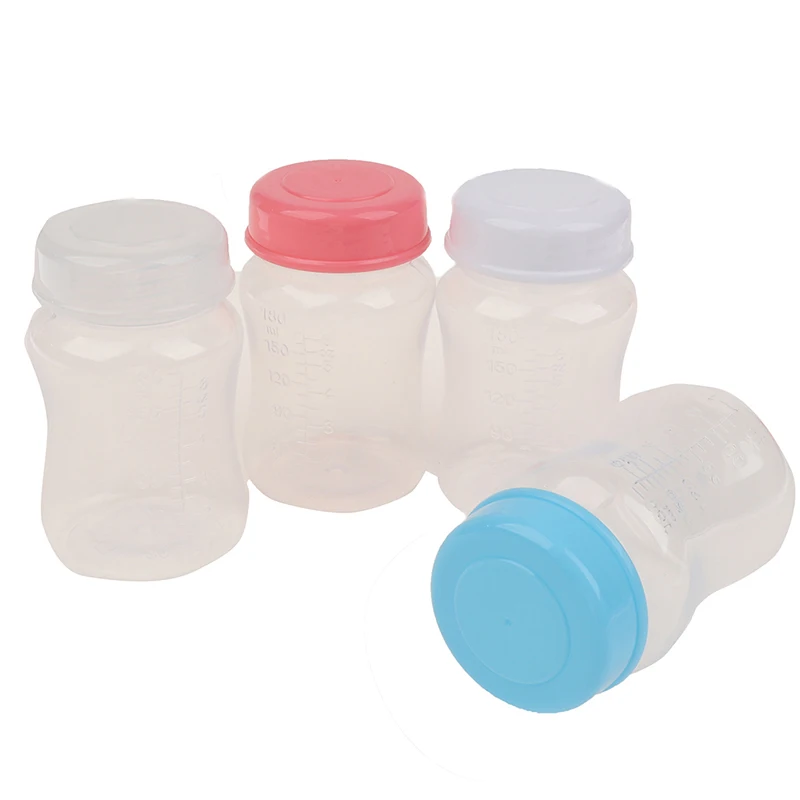 

1PC180ml Breast Milk Storage Bottle Wide Neck Infant Newborn Food Freezer Fresh Cup