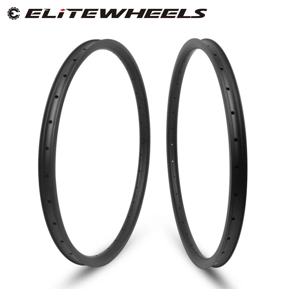 Колеса ELITEWHEELS 27 5 er MTB обода с капюшоном Асимметричные 24/27/35/40 мм Ширина бескамерные
